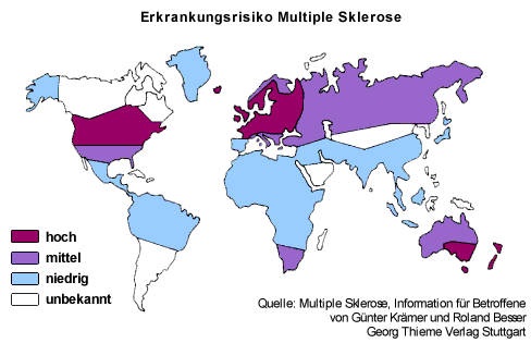 Erkrankungsrisiko Multiple Sklerose